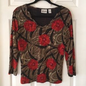 Chico’s printed top